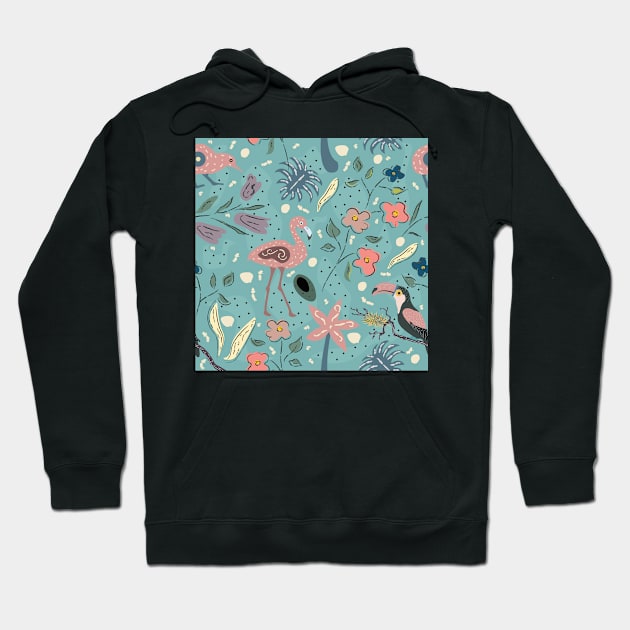 Birdies Hoodie by Kristina Stellar Scandinavian Land